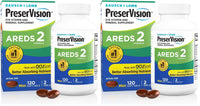 PreserVision AREDS 2 Eye Vitamin & Mineral Supplement, Contains Lutein, Vitamin C, Zeaxanthin, Zinc & Vitamin E, 120 Softgels (Packaging May Vary) (Pack of 2)