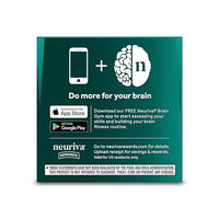 NEURIVA Ultra Decaffeinated Clinically Tested Nootropic Brain Supplement for Mental Alertness, Memory, Focus & Concentration, Cognivive, Neurofactor, Phosphatidylserine, Vitamins B6 B12, 60 Capsules