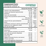 Emma Gut Health - 2 Pack - Gas and Bloating Relief, Constipation, Leaky Gut Repair - Gut Cleanse & Restore Digestion - Regulate Bowel Movement. Probiotics and Laxative Alternative, 120 Capsules