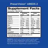 PreserVision AREDS 2 Eye Vitamin & Mineral Supplement, Contains Lutein, Vitamin C, Zeaxanthin, Zinc & Vitamin E, 120 Softgels (Packaging May Vary) (Pack of 2)