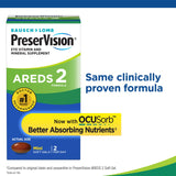 PreserVision AREDS 2 Eye Vitamin & Mineral Supplement, Contains Lutein, Vitamin C, Zeaxanthin, Zinc & Vitamin E, 120 Softgels (Packaging May Vary) (Pack of 2)