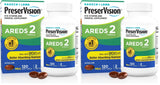 PreserVision AREDS 2 Eye Vitamin & Mineral Supplement, Contains Lutein, Vitamin C, Zeaxanthin, Zinc & Vitamin E, 120 Softgels (Packaging May Vary) (Pack of 2)