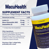 Macuhealth Triple Carotenoid Formula - Eye Vitamins for Adults - 90 Softgels, 3 Month Supply