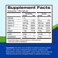 PreserVision AREDS 2 Eye Vitamins, #1 Eye Doctor Recommended Brand, Lutein and Zeaxanthin Supplement with Vitamin C, Vitamin E, Zinc, and Copper, 60 Softgels (Minigels)